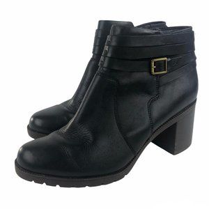 Clarks Artisian Ankle Boots Booties Sz. 9 Black